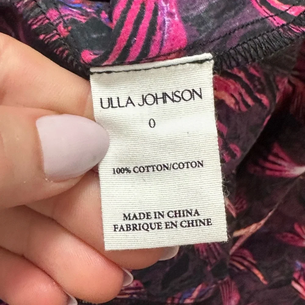 Ulla Johnson | NWT Caprice Floral Cotton Off-Shoulder Zinnia Midi Dress- Size 0 - Picture 10 of 15